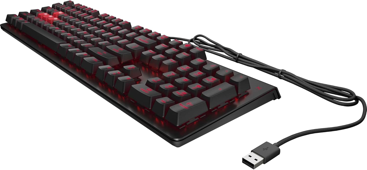 HP Keyboard Omen Encoder Mechanical Gaming Keyboard Brown Switches HP Keyboard Omen Encoder Mechanical Gaming Keyboard Brown Switches
